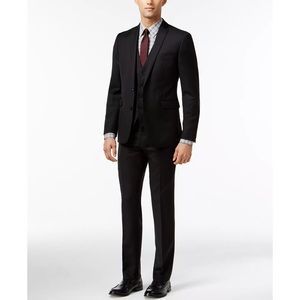 Macy’s Bar III Extra Slim-Fit Suit - Black Striped - Jacket & Pants